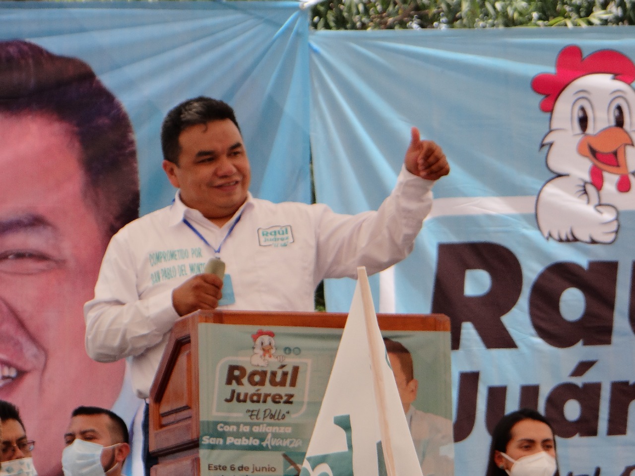 Por: Carlos Aguirre Raúl Juárez oficialmente va por la alcaldía de San Pablo del Monte