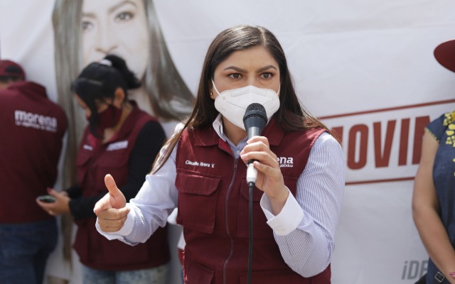 Por: Cortesía Niega Claudia Rivera haber recibido financiamiento privado para campaña de 2018
