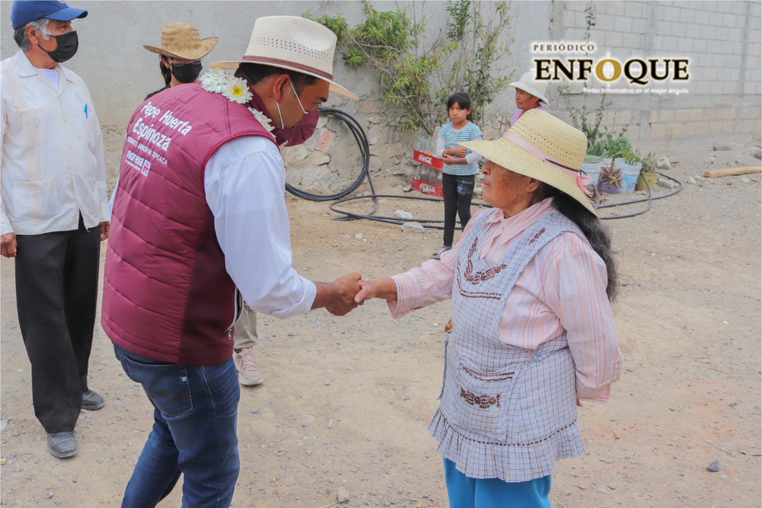 Por: Cortesía Pepe Huerta recorre las comunidades de Tepeaca y se compromete con sus paisanos