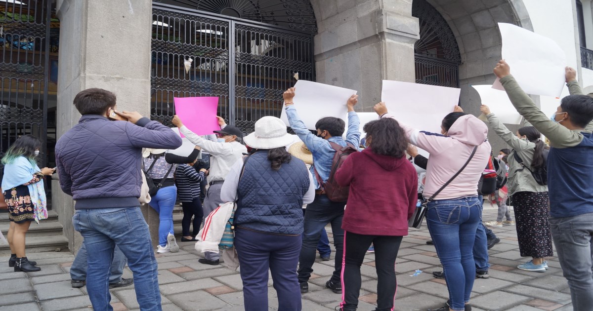 Por: Cortesía Protestan por edificación de cuartel de la GN en Huiloapan