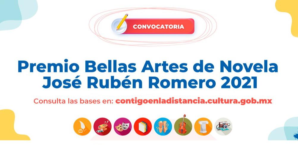 Por: Cortesía Abre la convocatoria al Premio Bellas Artes de Novela José Rubén Romero 2021