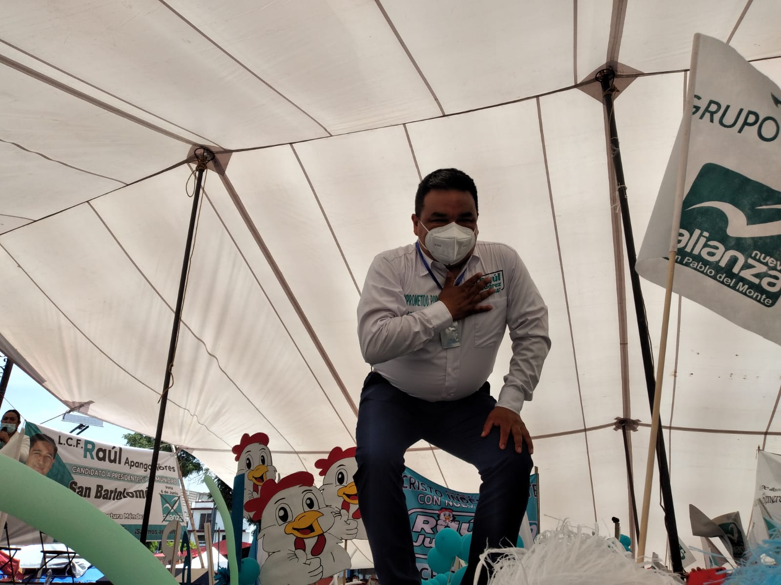 Por: Carlos Aguirre Raúl Juárez “El Pollo” agradece a todas las personas que lo apoyan por medio de sus redes sociales.