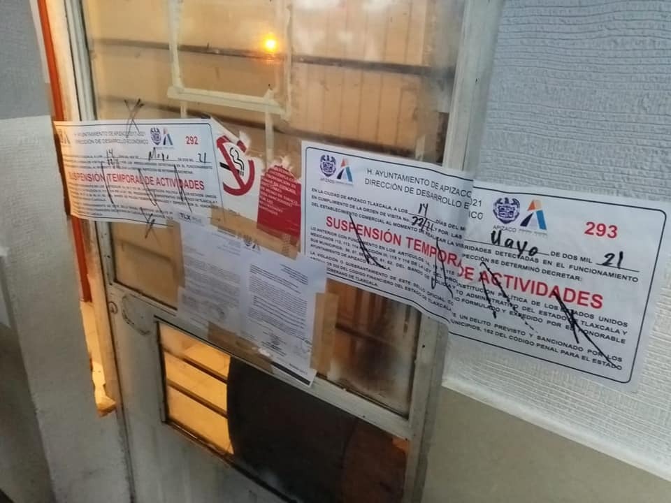 Por: Cortesía Clausuran oficinas de ATAH en Tlaxcala por operar sin licencia vigente