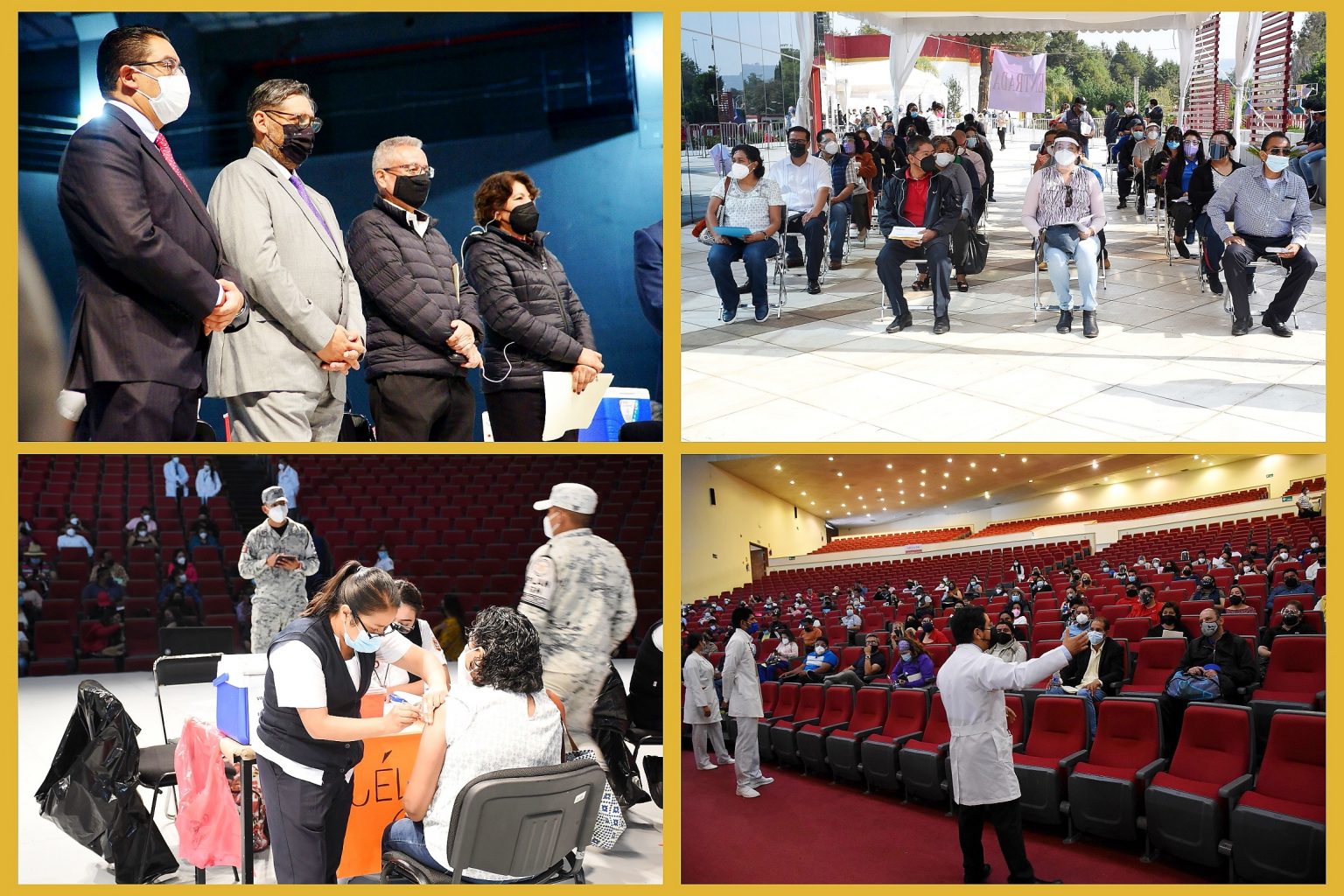 Por: Cortesía Inicia en la UATx vacunación a personal educativo