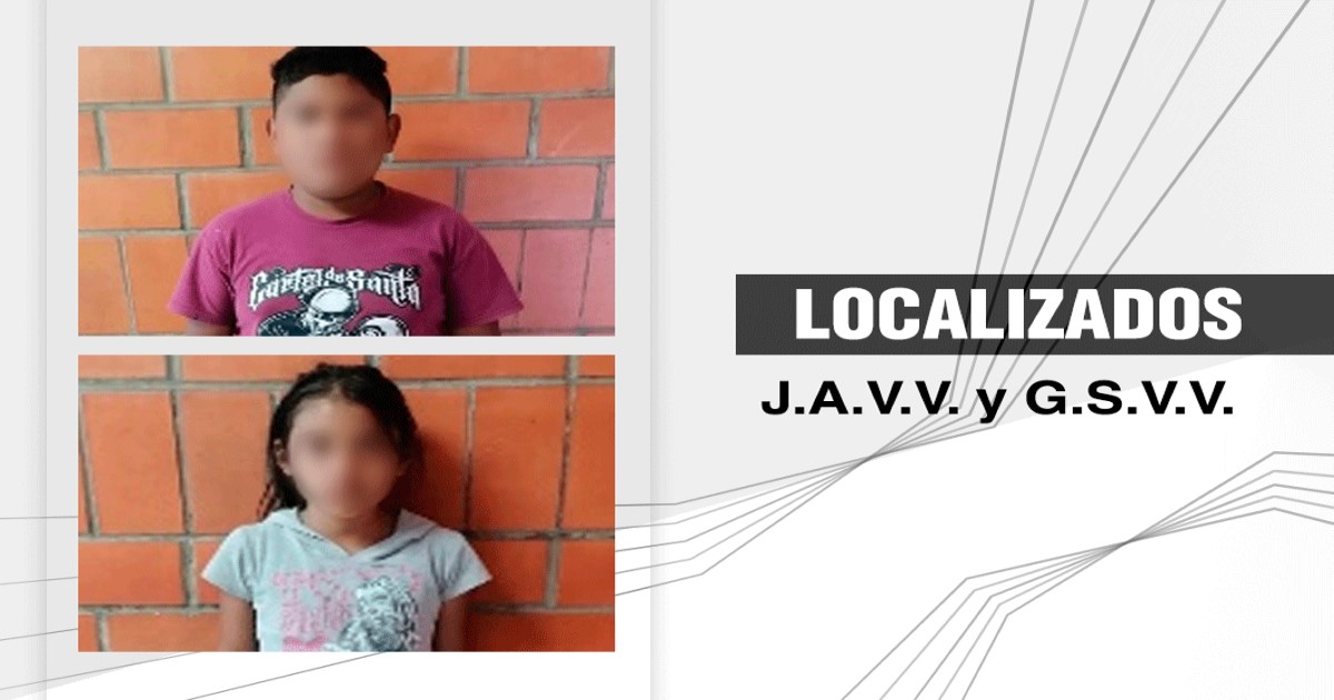 Por: Cortesía Ubica PGJE a dos menores de edad reportados como extraviados en Contla de Juan Cuamatzi
