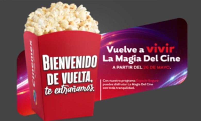 Por: Cortesía Luego de 3 meses cerrado, Cinemex se prepara para su reapertura en casi todo México