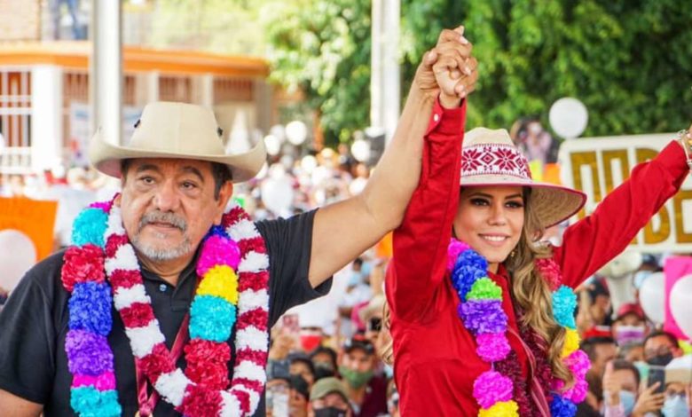 Por: Cortesía Critica Morena que Félix Salgado Macedonio encabece todos los actos de campaña de su hija