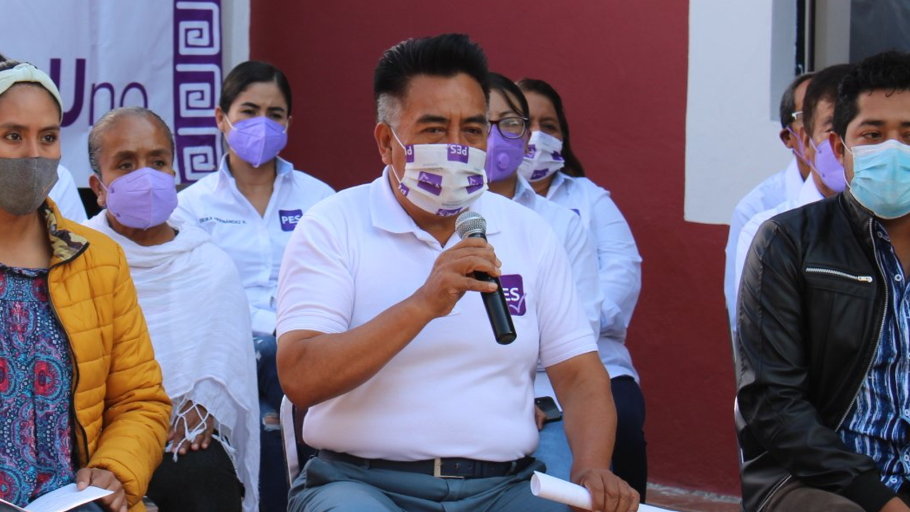 Por: Cortesía Adán Xicale, candidato del Pes por la Alcaldía de San Andrés buscaría fomentar el deporte en el municipio