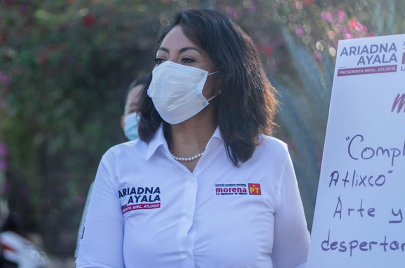 Por: Cortesía IEE aprueba por unanimidad registro de candidatura de  Ariadna Ayala por el PT para la presidencia municipal de Atlixco