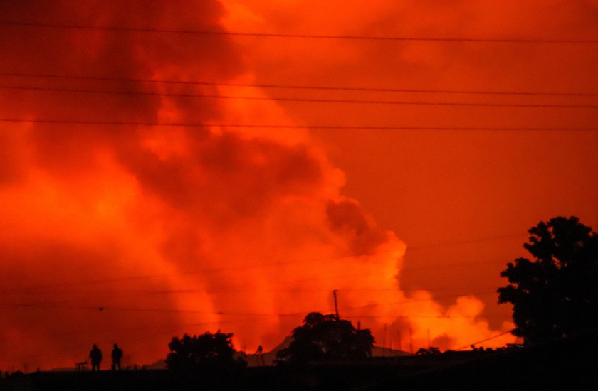 Por: Cortesía Ordenan evacuar ciudad congoleña por erupción de volcán