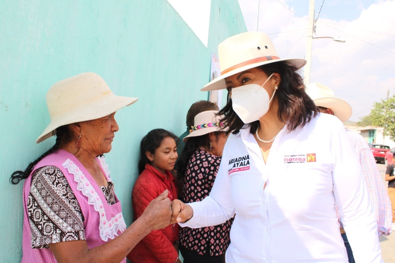 Por: Cortesía Ariadna Ayala más fuerte que nunca y de la mano de la gente para mejorar Atlixco