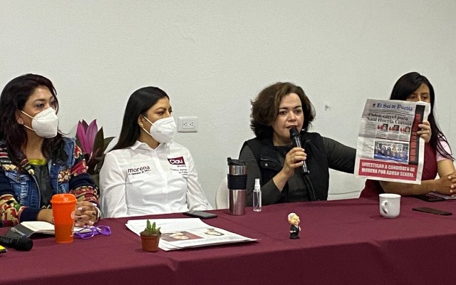 Por: Daniel Jiménez Afirma Claudia Rivera que Liza Aceves sigue coordinando su campaña