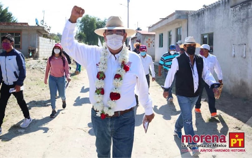 Por: Cortesía Sergio Salomón se compromete a construir un mejor futuro para el Distrito 13 Tepeaca