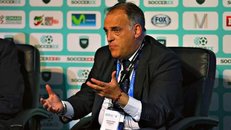 Por: Cortesía "Queremos que haya más jugadores mexicanos en España", pide Javier Tebas a la Liga MX