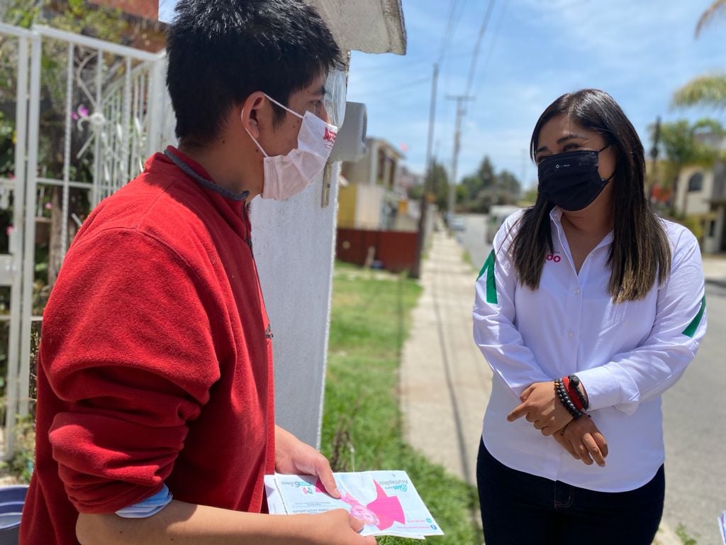 Anabel Alvarado propone soluciones para el servicio, comercio y turismo en la capital de Tlaxcala