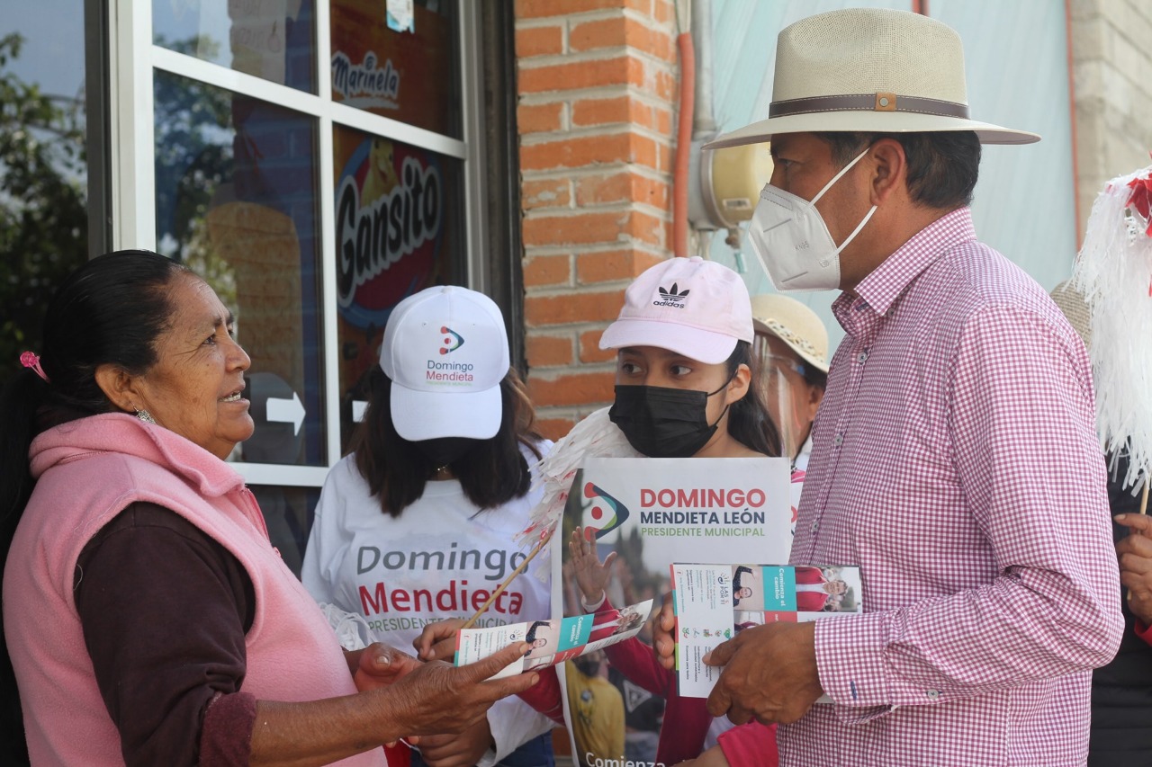 Por: Cortesía Domingo Mendieta encabeza las votaciones por la presidencia de la Magdalena Tlaltelulco