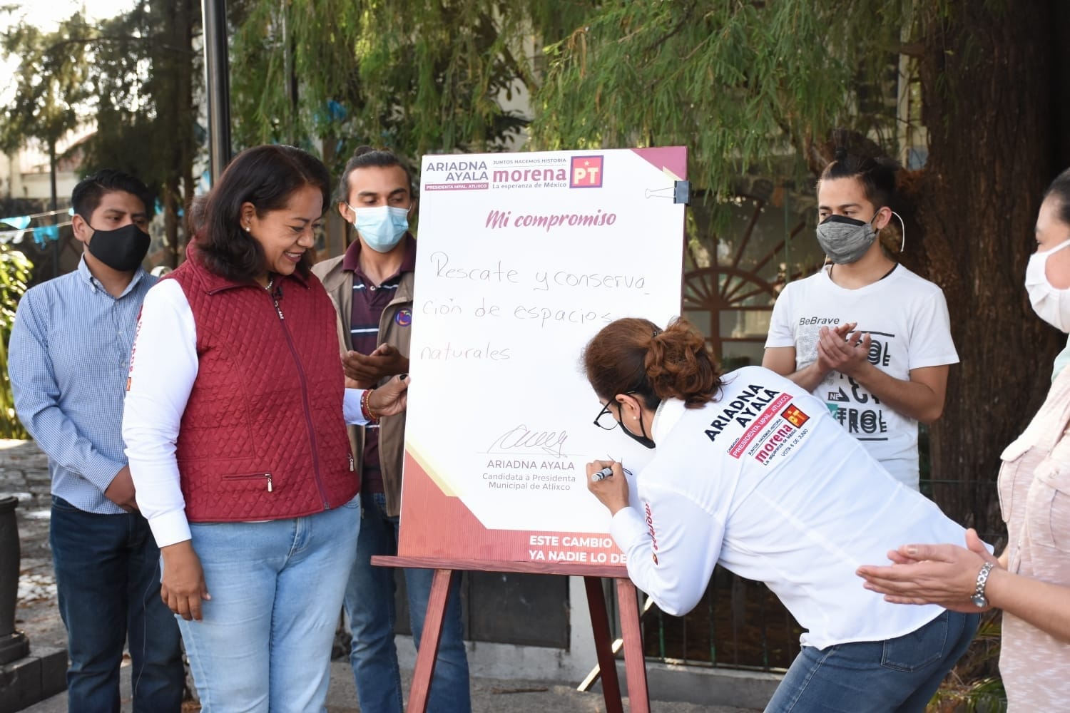 Por: Cortesía “Transformaremos Atlixco con estrategias sustentables a favor del medio ambiente”: Ariadna Ayala