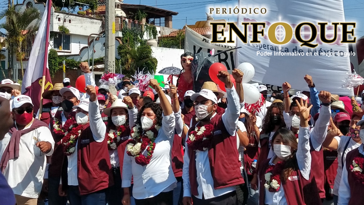 Por: Dereck Sánchez Karina Pérez Popoca, efectúa con gran apoyo popular sus eventos de cierre de campaña