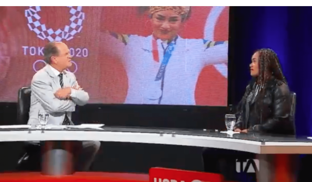 Por: Cortesía "¿Sabes lavar platos?", pregunta conductor a medallista olímpica