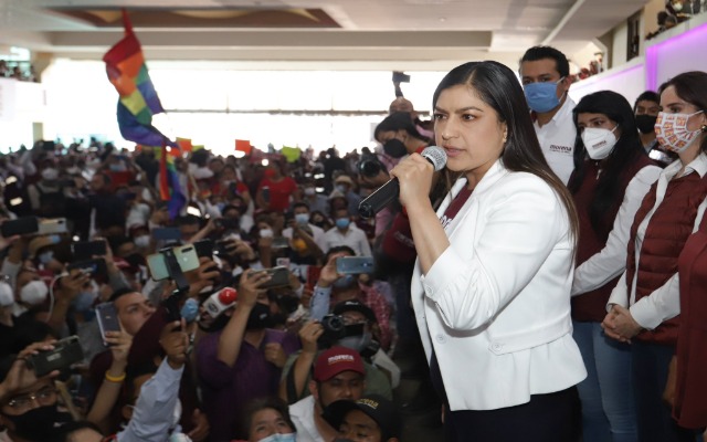 Por: Cortesía Afirma Claudia Rivera que aceptará los resultados de las elecciones