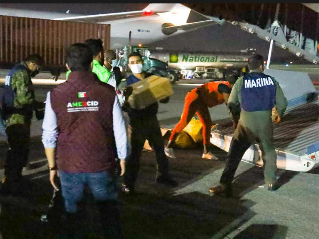 Por: Cortesía Aviones de FAM luchan contra 'Grace' para llegar a Haití