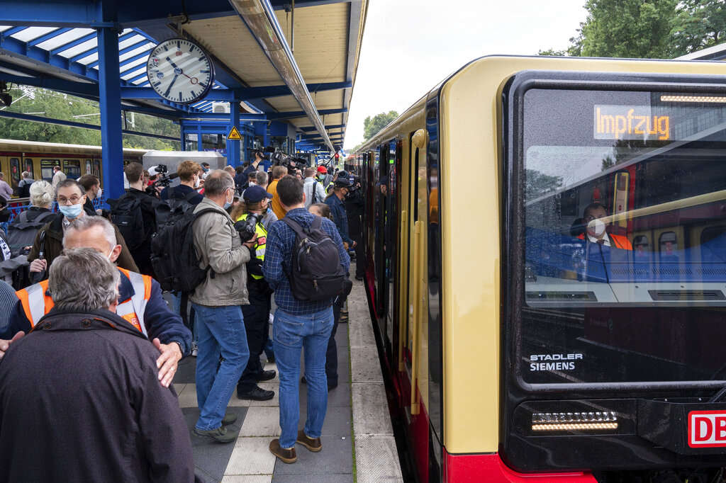 Por: Cortesía Berlín ofrece un tren especial para vacunarse por covid-19
