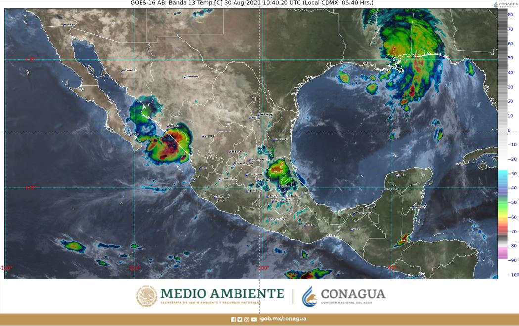 Por: Cortesía 'Nora' se degrada a baja presión remanente