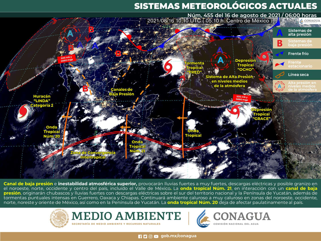 Por: Cortesía Se espera fuertes lluvias y granizadas en el país