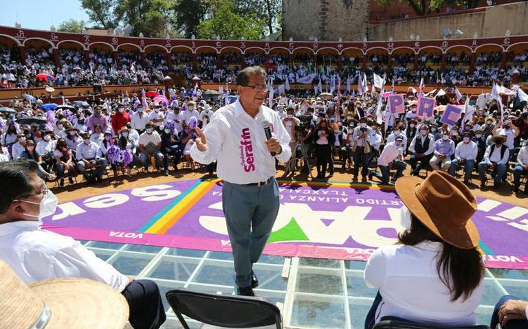 Finaliza su campaña en busca de la presidencia municipal capitalina de Tlaxcala, Serafín Ortiz