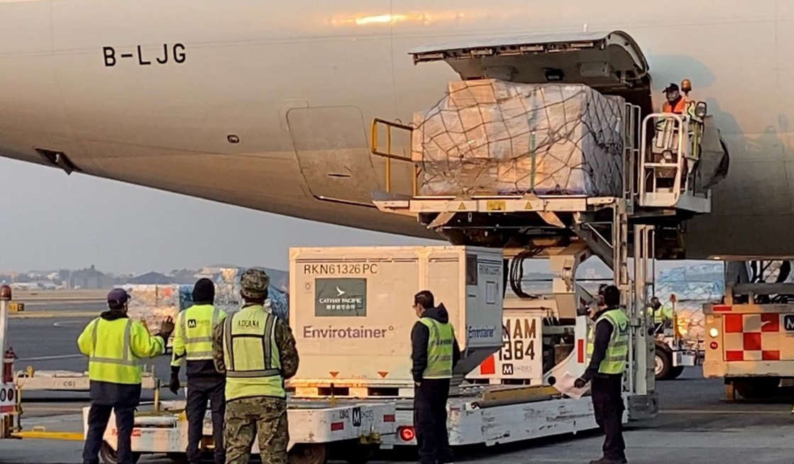 Por: Cortesía Llegan más de 236 mil dosis anticovid de Pfizer a México