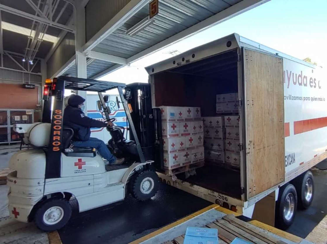 Por: Cortesía Envía la Cruz Roja Mexicana 13 toneladas de ayuda humanitaria a Veracruz