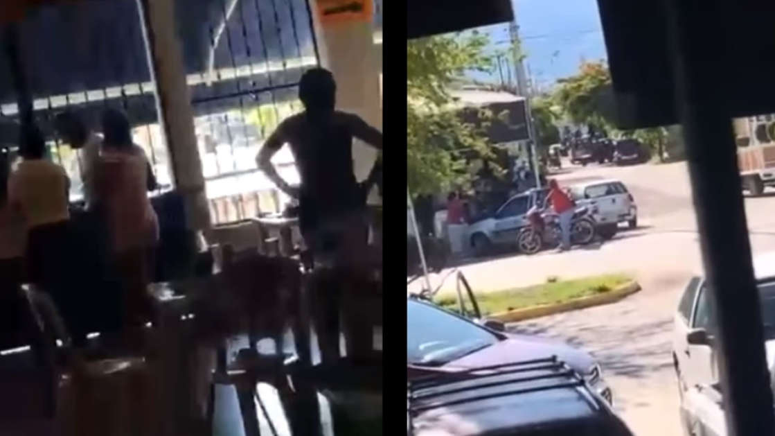 Por: Cortesía ¡Terror en Guerrero! Se desata fuerte balacera fuera de un restaurante; VIDEO