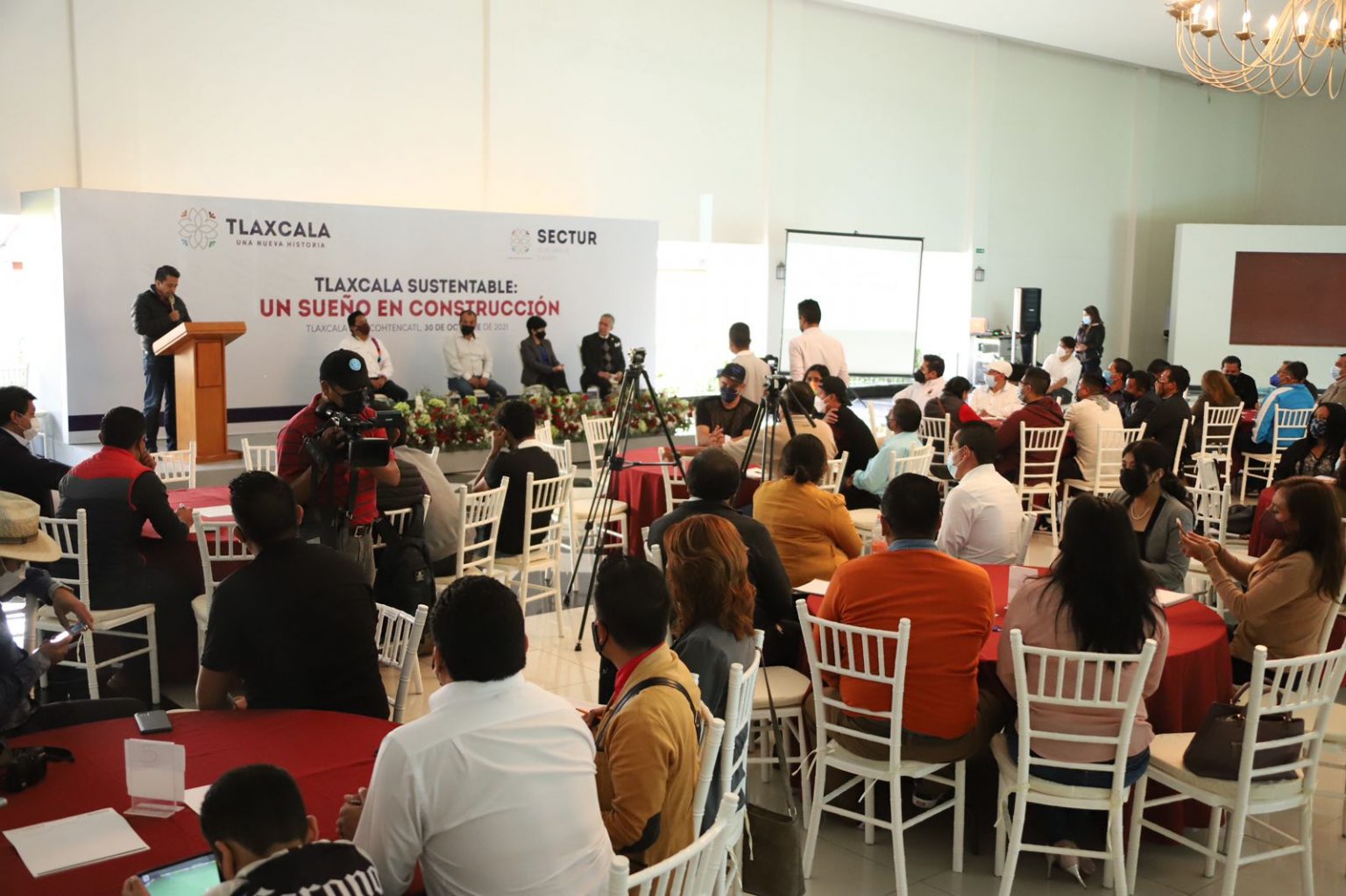 Por: Cortesía La secretaría de turismo realizó las mesas de trabajo Tlaxcala sustentable “un sueño en construcción”