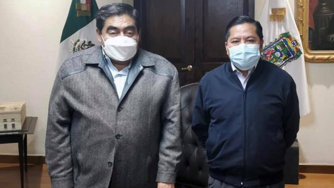 Por: Cortesía Filomeno Sarmiento mantuvo una reunión con el Gobernador del Estado, Miguel Barbosa