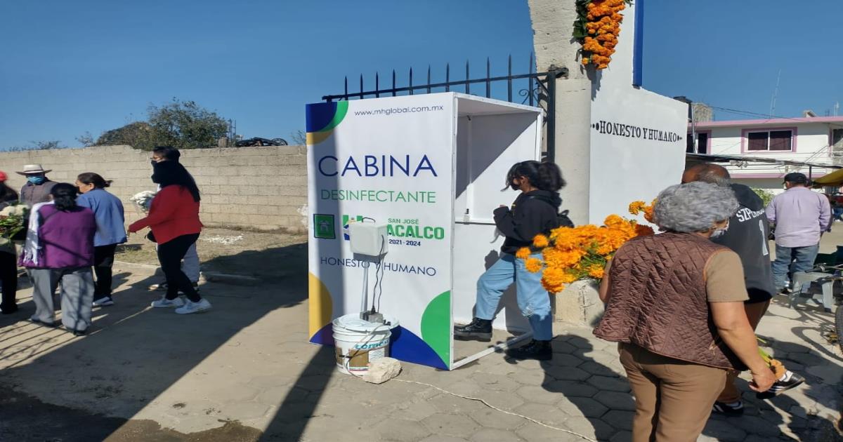 Por: Cortesía Reporta protección civil y la SSC saldo blanco en visita a panteones