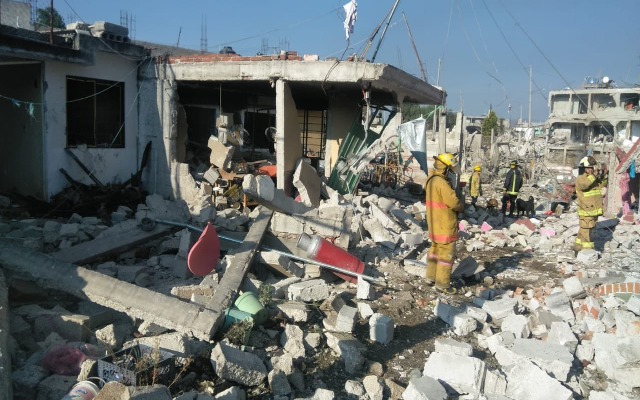 Por: Cortesía Sube a 183 el número de casas dañadas por explosión de Xochimehuacan