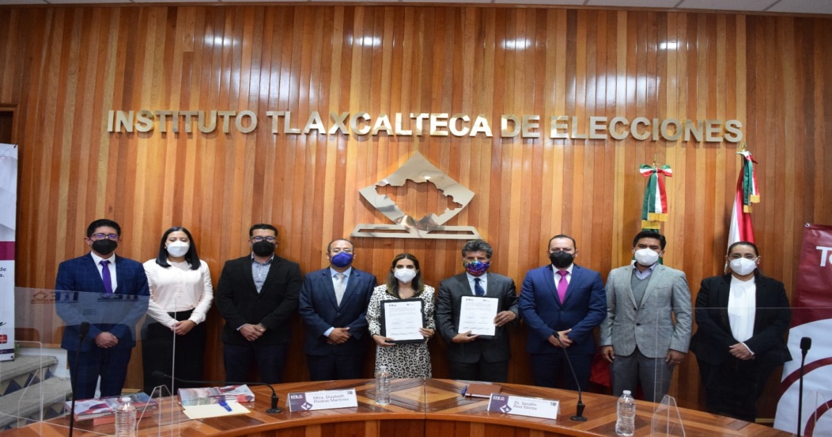 Por: Cortesía Acuerdan ITE y COLTLAX producir acervo en materia electoral