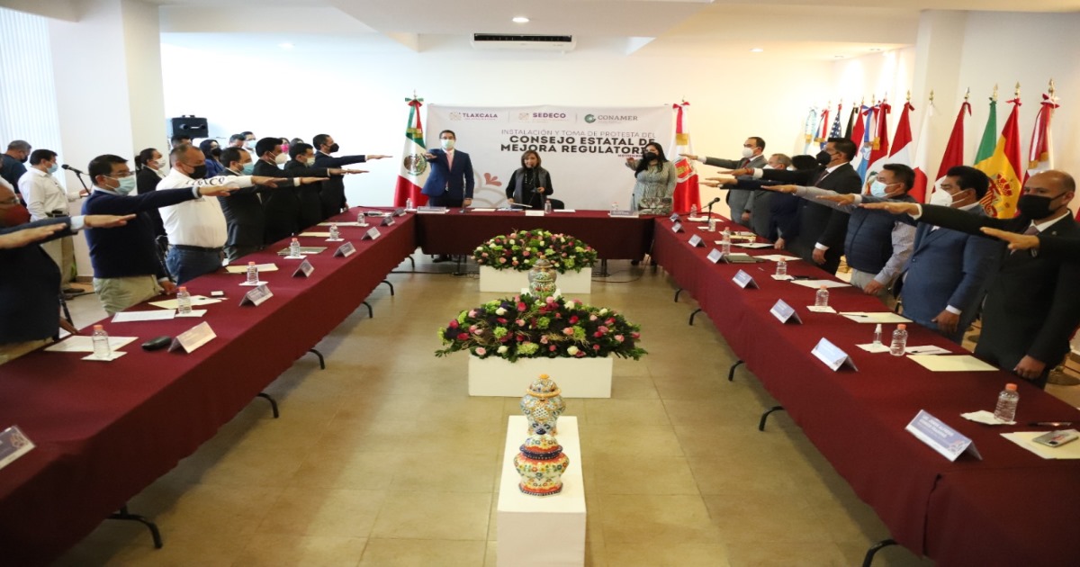 Por: Cortesía La gobernadora Lorena Cuéllar encabezó la instalación y toma de protesta del consejo estatal de mejora regulatoria