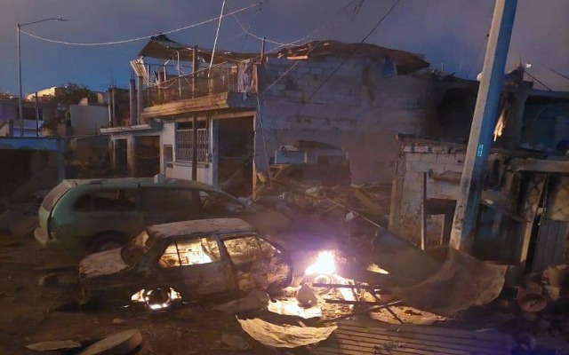 Por: Cortesía Gobierno estatal destinará 100 MDP para reparar daños por explosión de Xochimehuacan