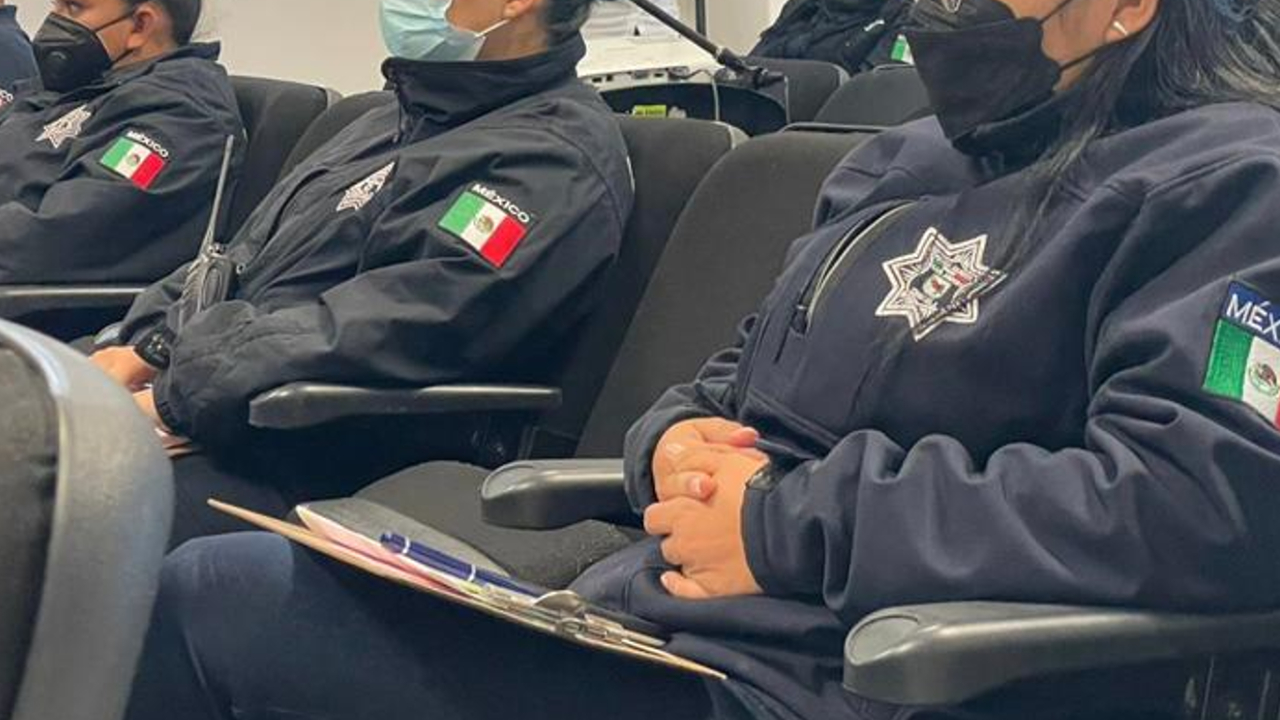 Por: Cortesía Capacitan a Policías de San Andrés Cholula en materia de género y prevención de violencia