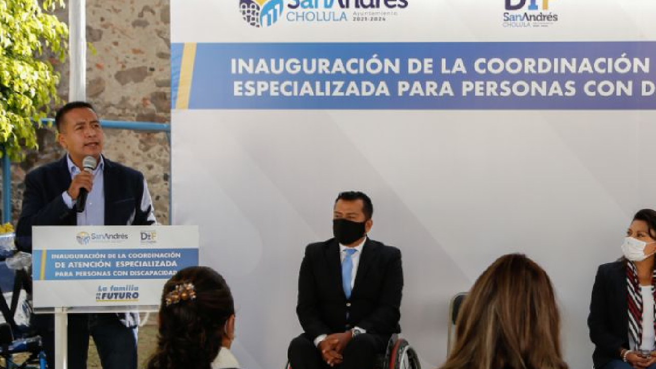 Por: Cortesía Ayuntamiento de San Andrés Cholula inaugura Coordinación de Atención Especializada para Personas con Discapacidad