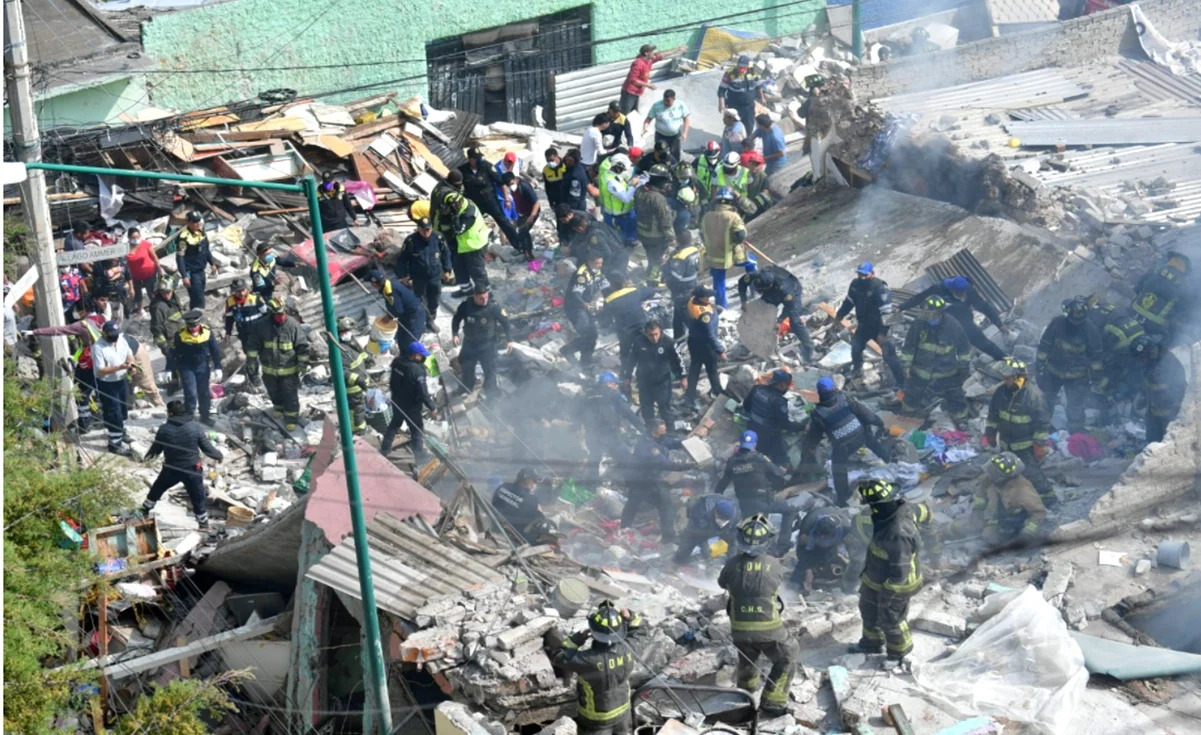 Por: Cortesía Una joven murió tras la explosión de su vivienda en CDMX; se actualiza la cifra de 12 lesionados