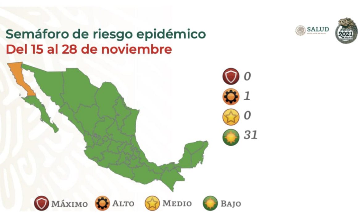 Por: Cortesía Continuará Tlaxcala en semáforo epidemiológico verde