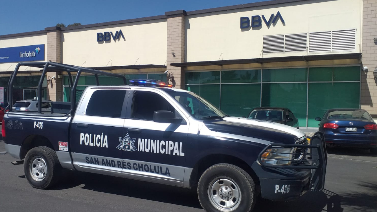 Por: Cortesía Ayuntamiento de San Andrés Cholula efectuó un operativo de seguridad de acompañamiento bancario durante este “Buen Fin”
