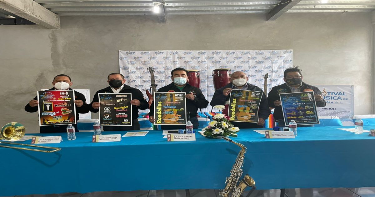 Quinta edición del Festival de Música se llevará a cabo en Contla de Juan Cuamatzi