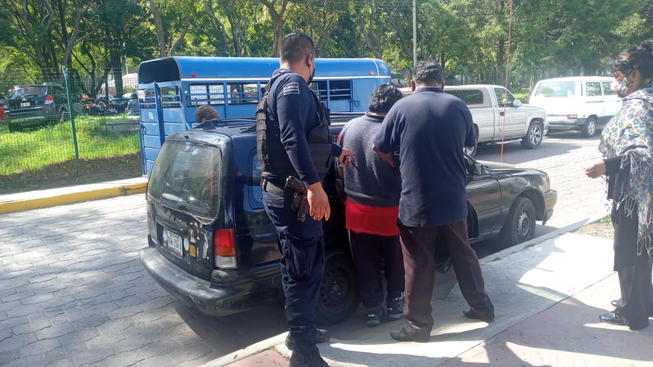 Apoya Policía de la Ciudad de Tlaxcala rescate de hombre que cayó al Río Zahuapan