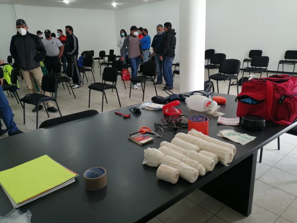 Impartió protección civil curso “evaluación del paciente”