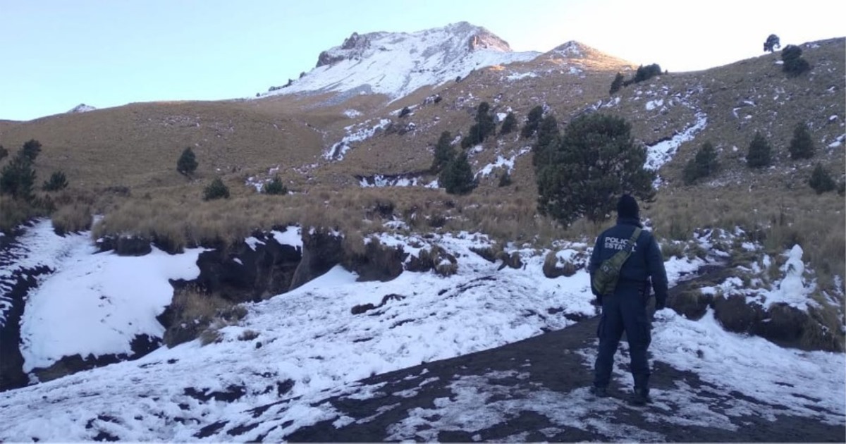 Por: Cortesía SSC implementó operativo especial por primera nevada en el parque nacional Malinche
