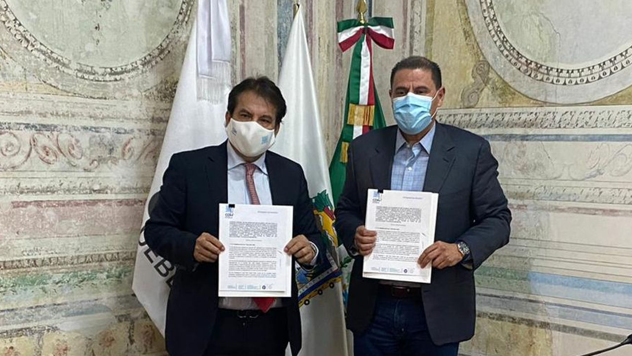 Por: Cortesía La Secretaria de Seguridad Ciudadana de San Pedro Cholula efectuó un convenio de colaboración con la Comisión Estatal de Derechos Humanos