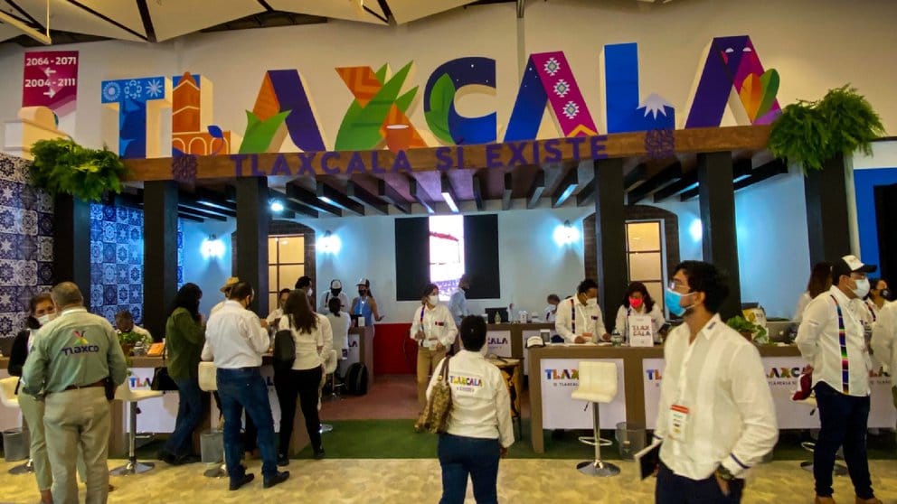 Por: Cortesía Se mofan de Tlaxcala en Tianguis turístico 2021
